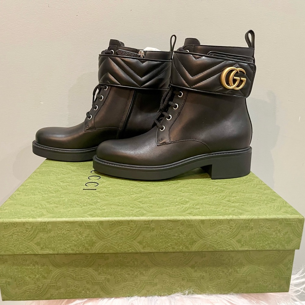 Gucci Women’s Ankle Boot With Double G Size 7